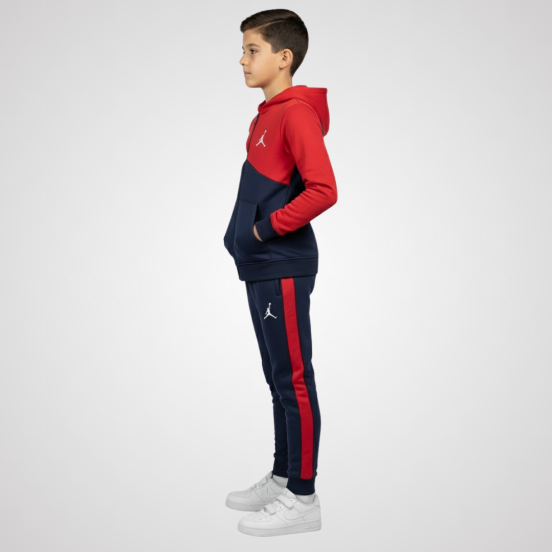 Red, White & Navy Combo design kids Winter Collection premium Tracksuit