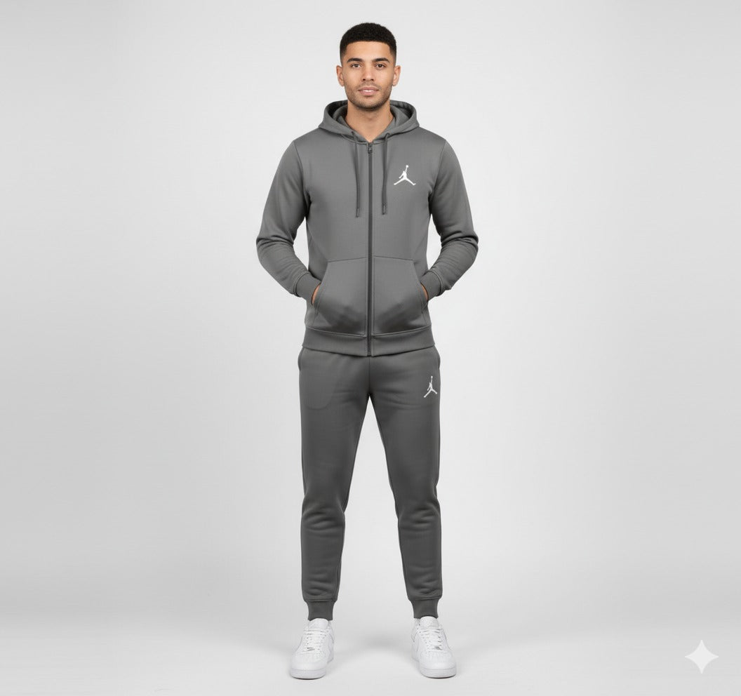 Gray Color Premium Hoody & Trouser