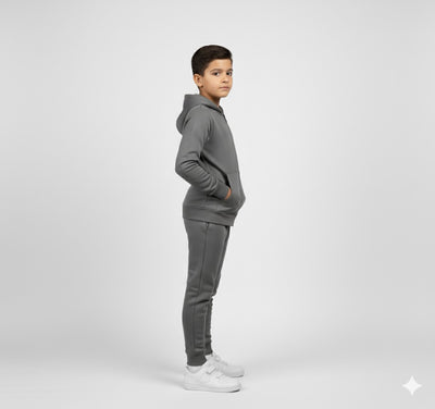 Gray Color Kids Winter Collection premium Tracksuit