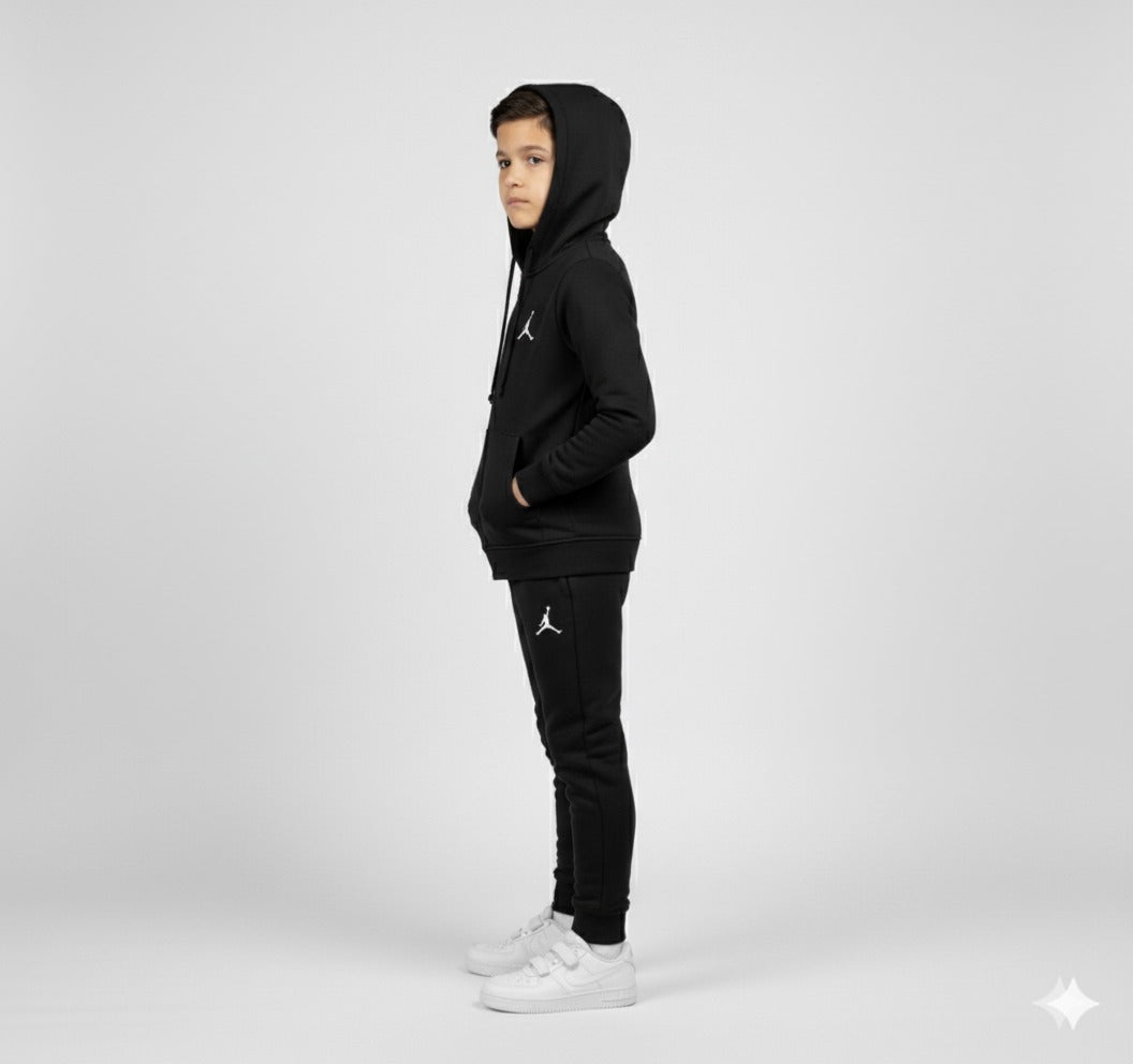 Black Color Kids Winter Collection premium Tracksuit