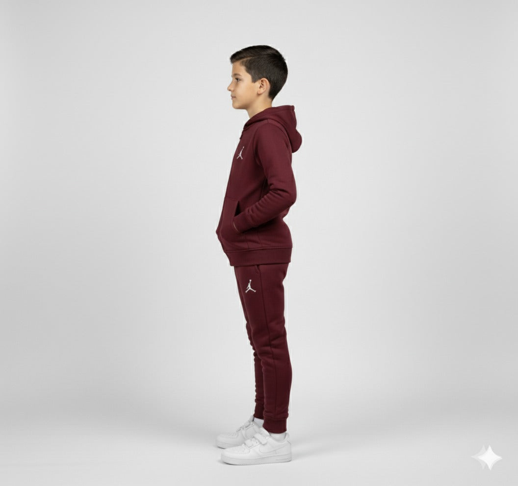 Maroon Color Kids Winter Collection premium Tracksuit